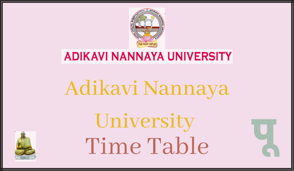 Adikavi-Nannaya-University-Time-Table
