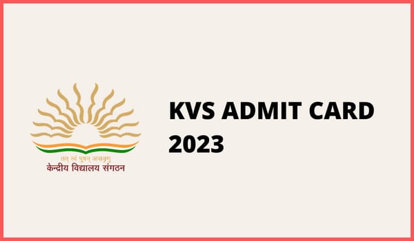 KVS Admit Card