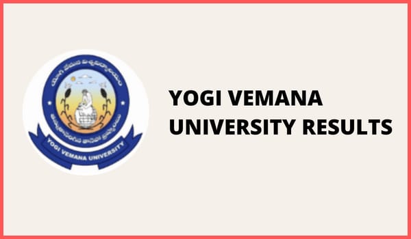 Yogi Vemana University Results