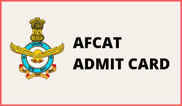 AFCAT Admit Card