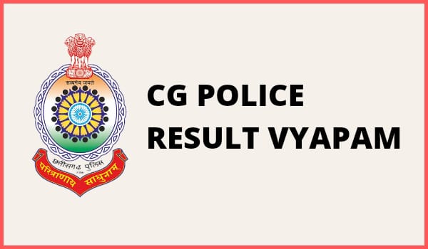 CG Police Result