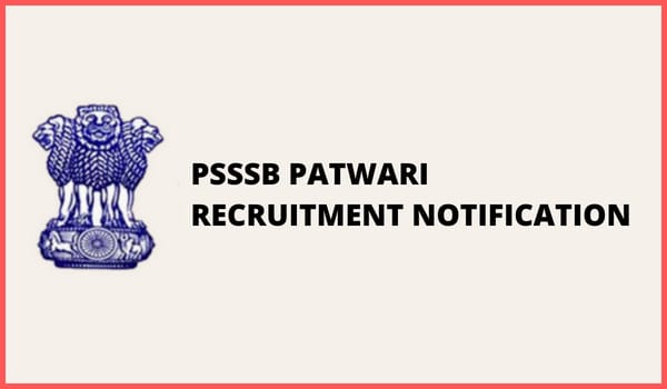 PSSSB Patwari Recruitment