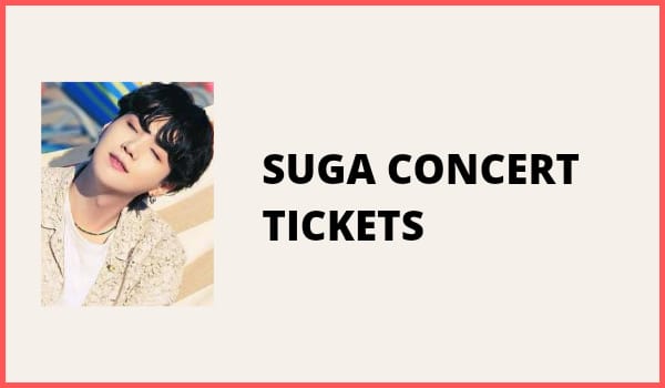 Suga Concert 2023