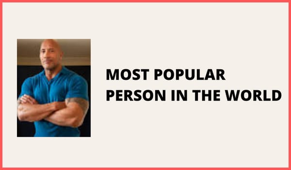 Most Popular Person