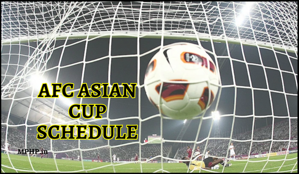 AFC Asian Cup Schedule