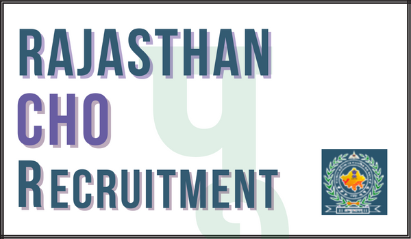 Rajasthan-CHO-Recruitment