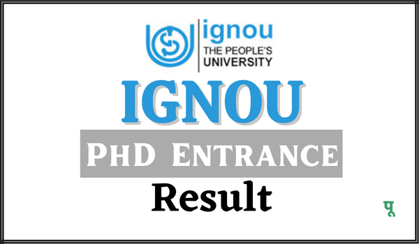 IGNOU PhD Entrance Result
