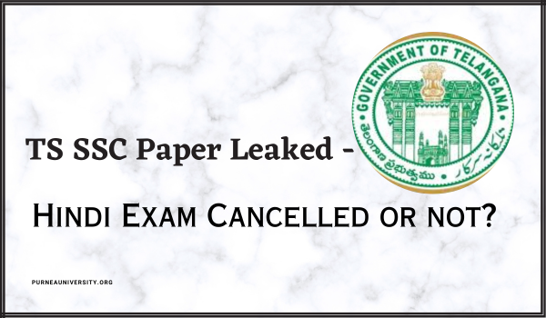 TS SSC Paper Leaked - Hindi Exam Cancelled or not